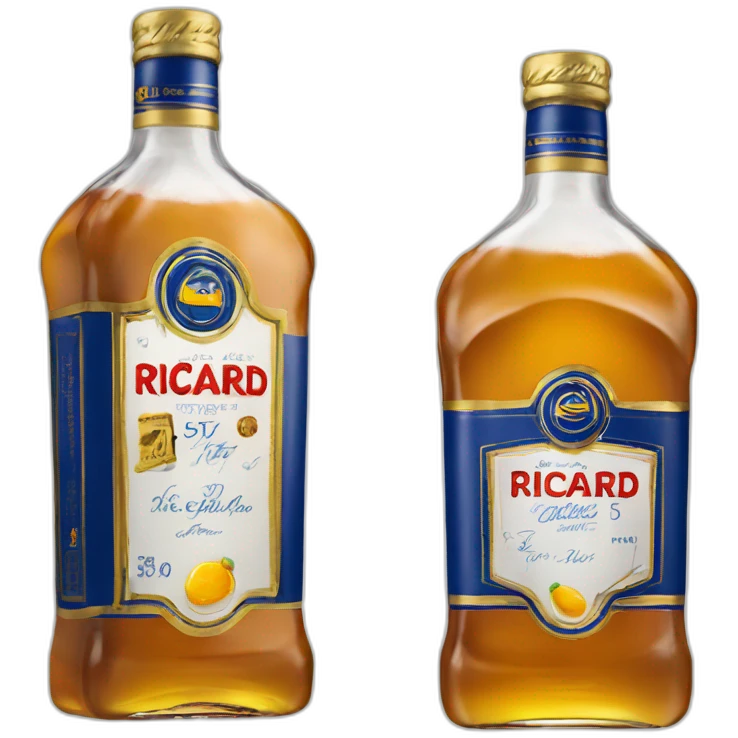 Bouteille Ricard 51 emoji