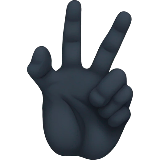Jujutsu kaisen gojo hand sign emoji