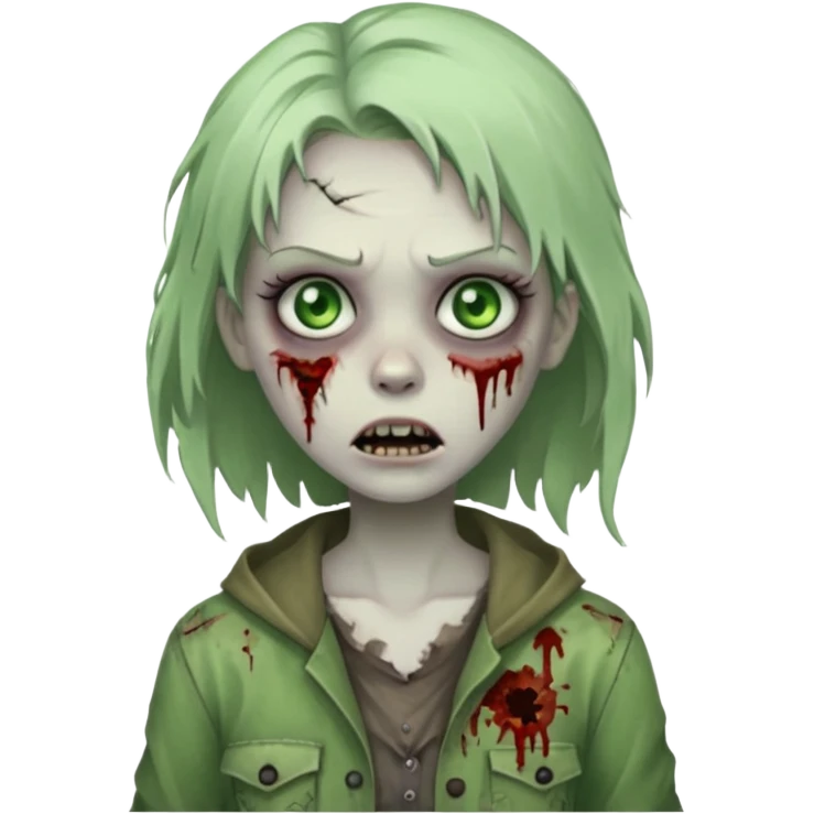 zombie girl emoji