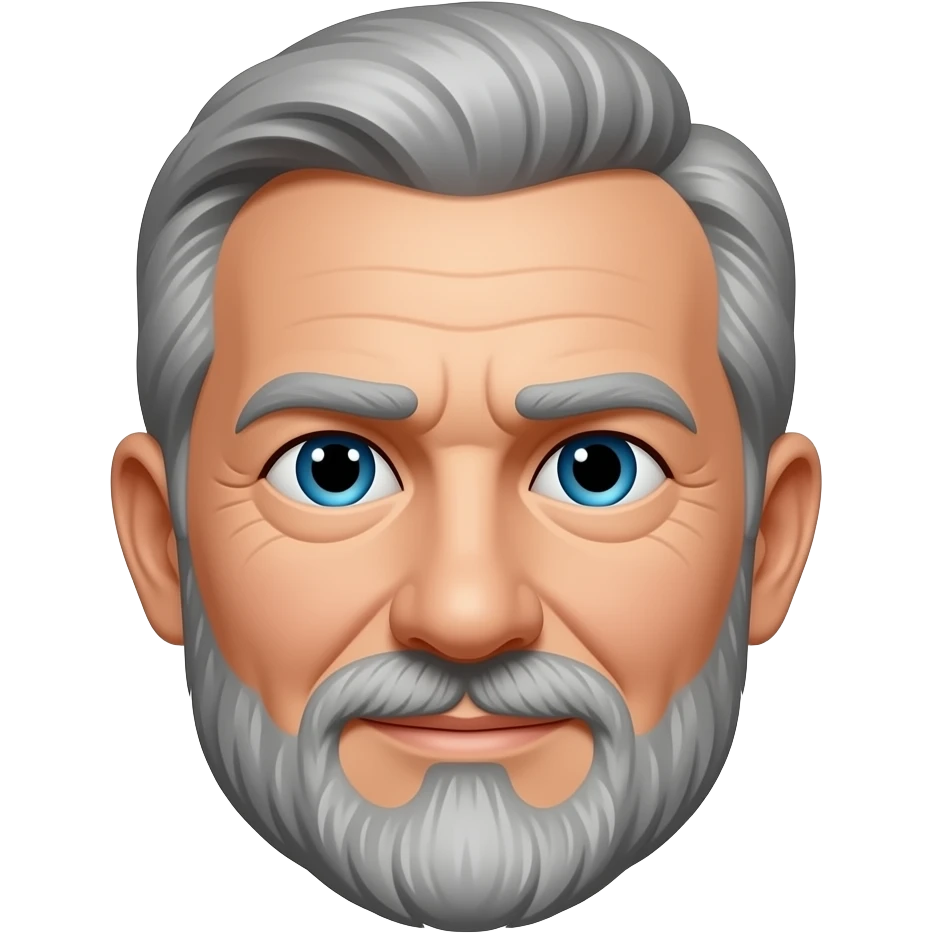 58 year old man only the head emoji