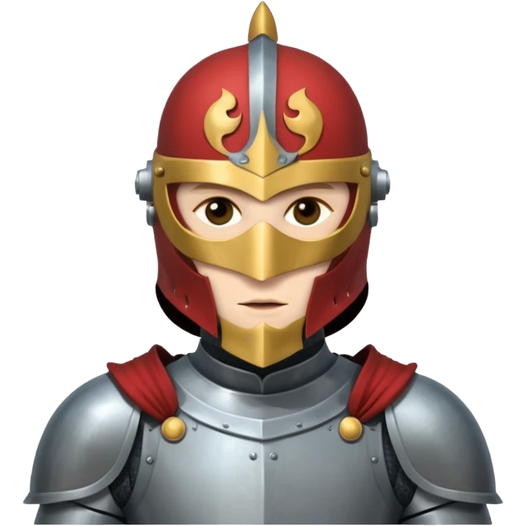 Sad Knight with mask emoji
