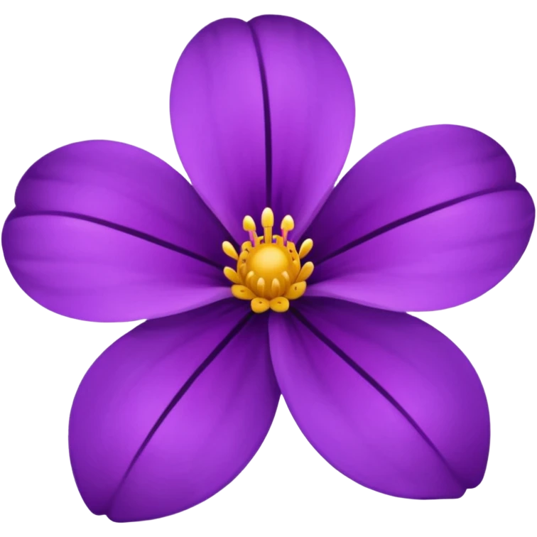 Purple flower emoji