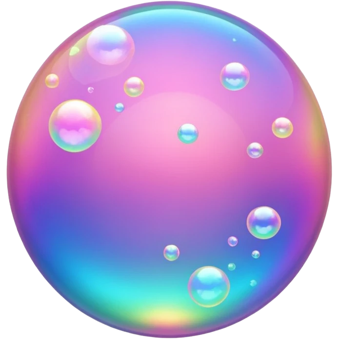Pink volcano of Bubble emoji