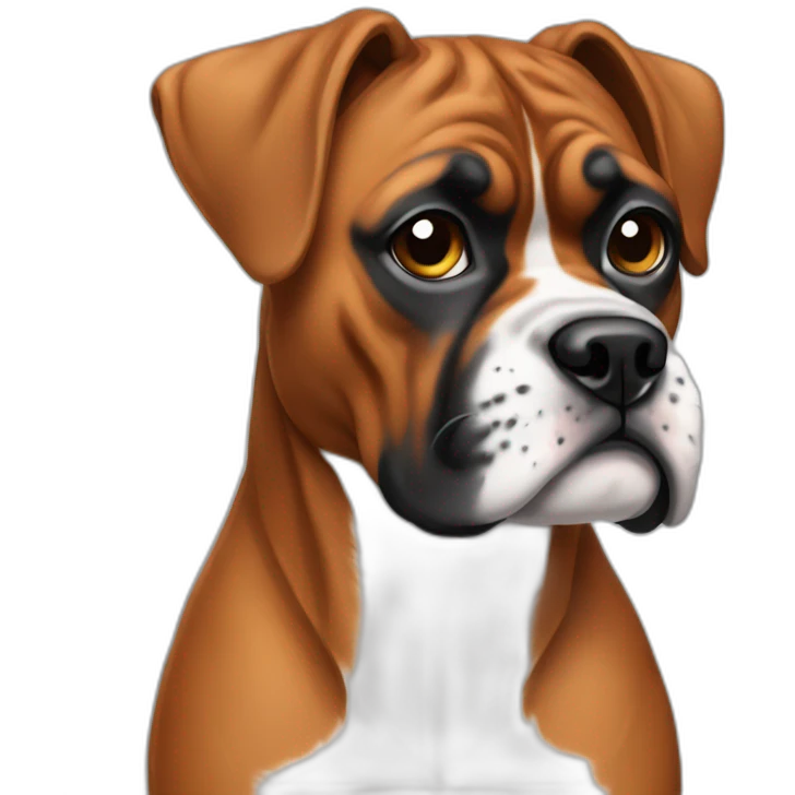 Boxer dog emoji