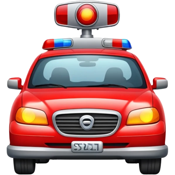 Emergency car emoji