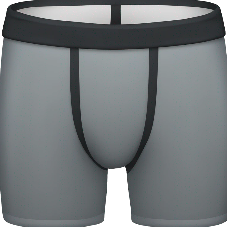 Black boxers briefs emoji