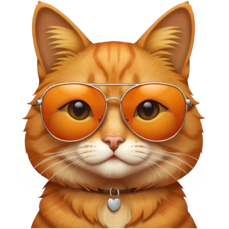 Cat wearing sunglasses emoji