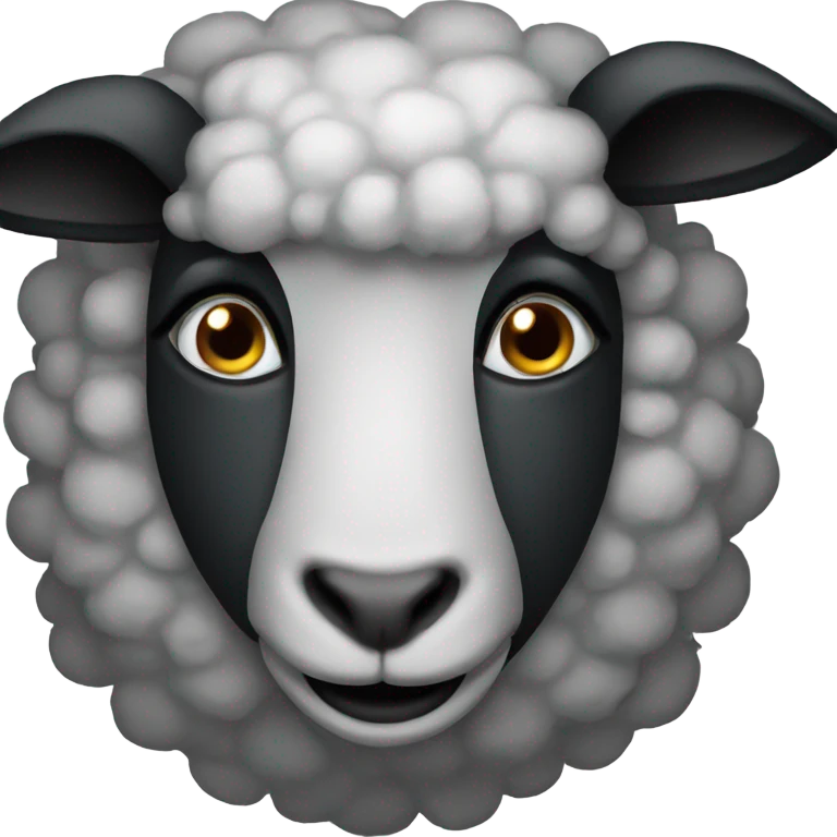 Black sheep emoji