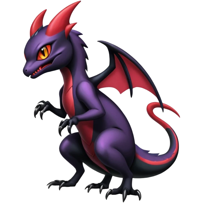 Shiny Epic Badass Edgy Dark Gothic Noibat-Salandit-Salazzle-Noivern-Nargacuga-Litten-Hybrid emoji