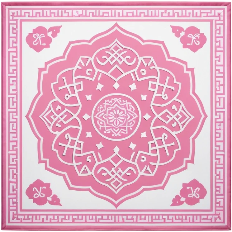islamic prayer mat pink  emoji