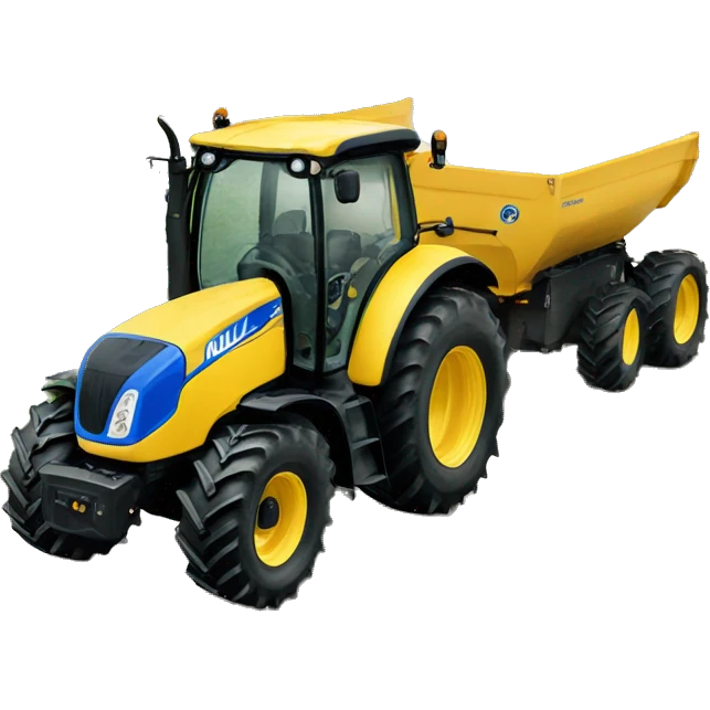 New Holland tractor emoji