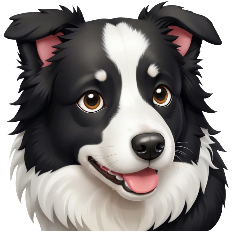 Border collie dog emoji