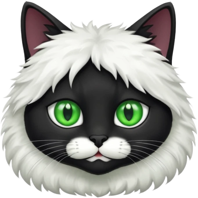 🐈‍⬛🤍 emoji