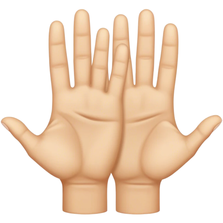 Creation of Adam hands  emoji