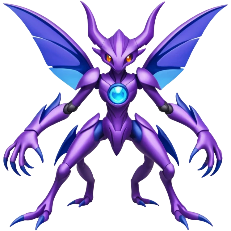 Genesect-Miraidon-Lunala-Fakémon-hybrid-creature (full body)  emoji