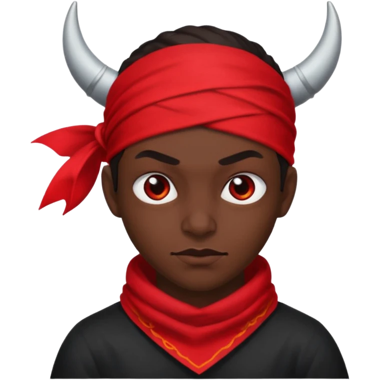 Emoji de bandido con diablito  emoji