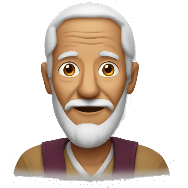 old happy morocan man with tarbouche emoji