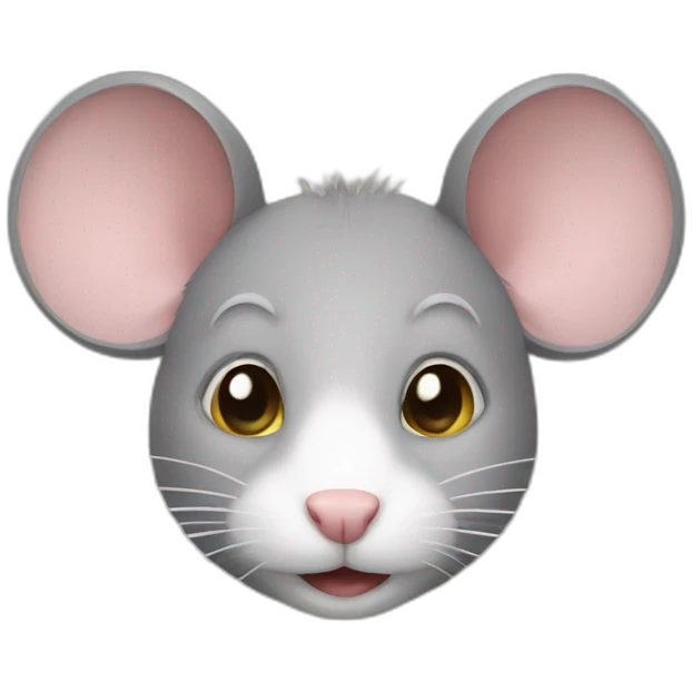 Rat sur un chat emoji