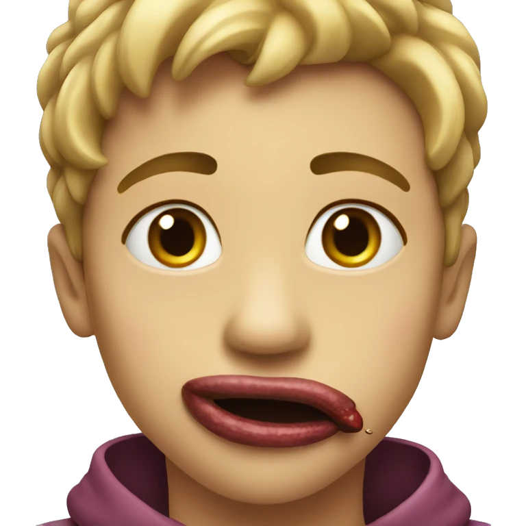 biting lip emoji
