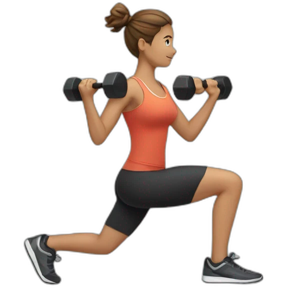 person working out emoji