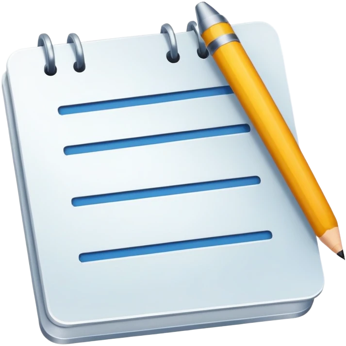 The Word "important" in writing emoji