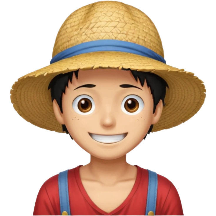 Luffy riendo emoji