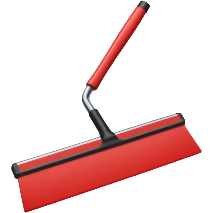 Cleaning Squeege red emoji