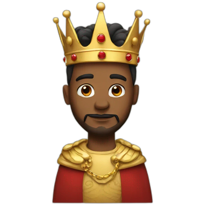 king with the crown emoji