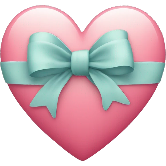heart with a bow emoji