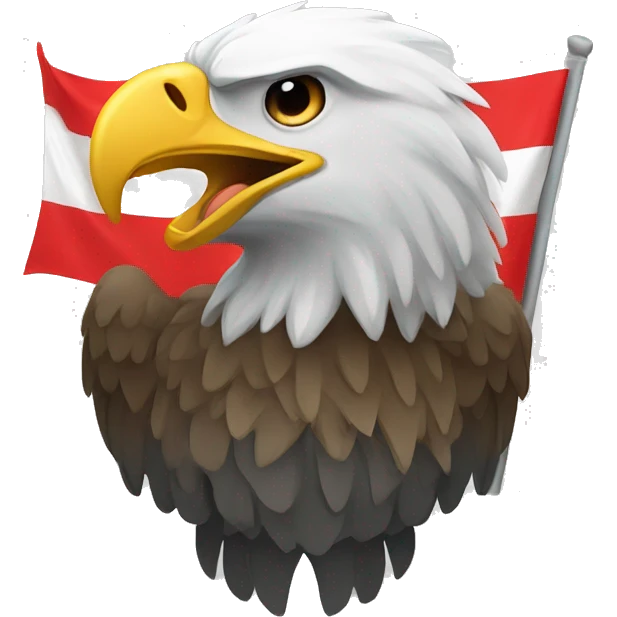 Russian eagle on flag emoji