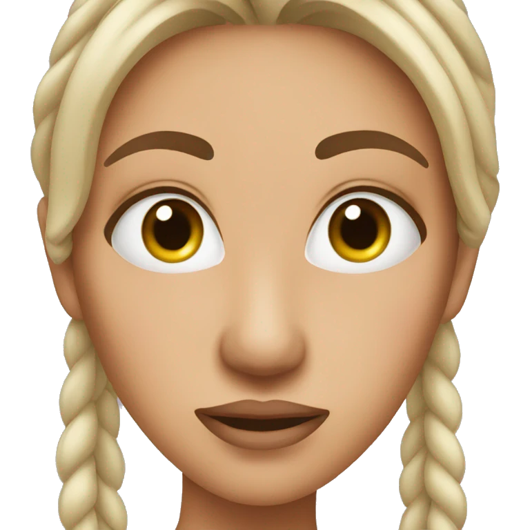 Women with pimple emoji
