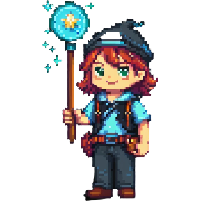 developer holding a magic wand emoji