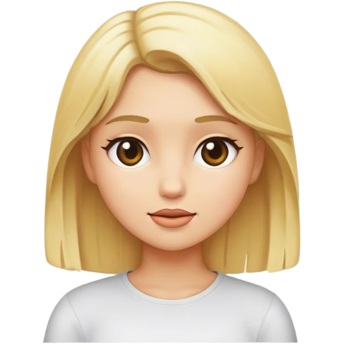Blonde girl emoji