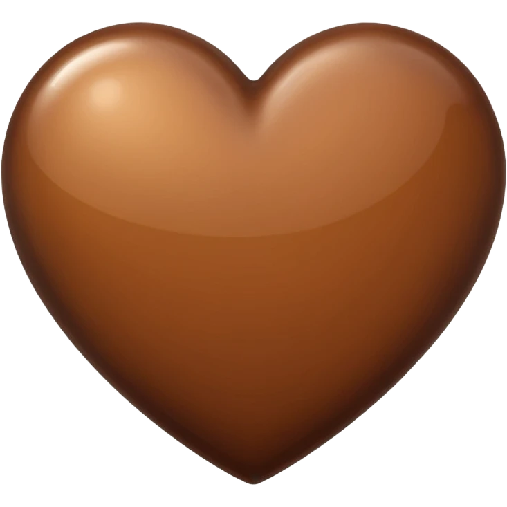 cuore marrone emoji