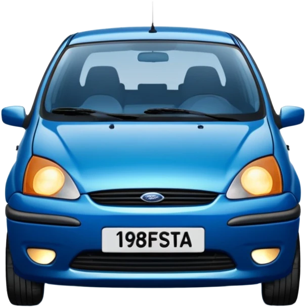Ford fiesta 1998 MK4 compact emoji
