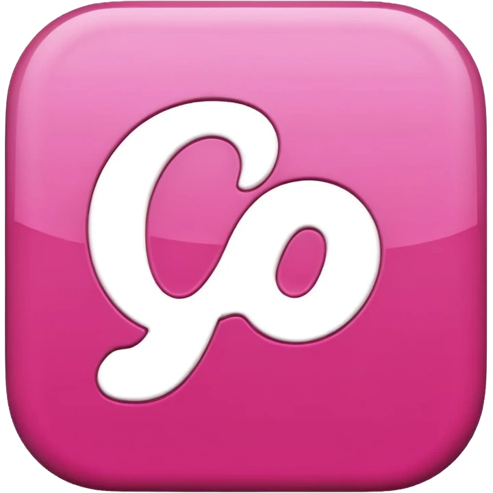 Pink 3d Pinterest logo
 emoji