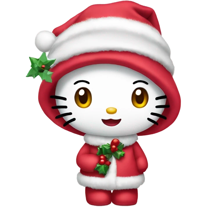 hello kitty Christmas  emoji
