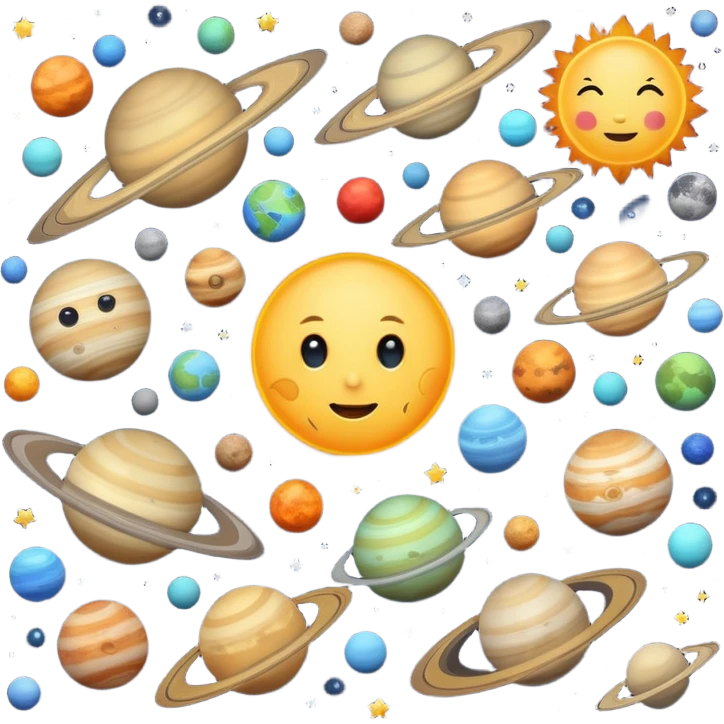 Solar system emoji