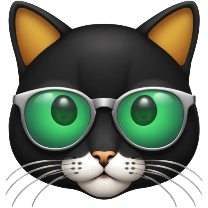 Cat wearing sunglasses emoji