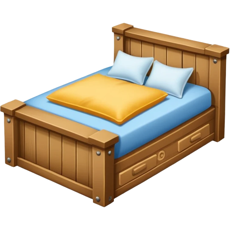 Creer une emoji de un lit cassé  emoji