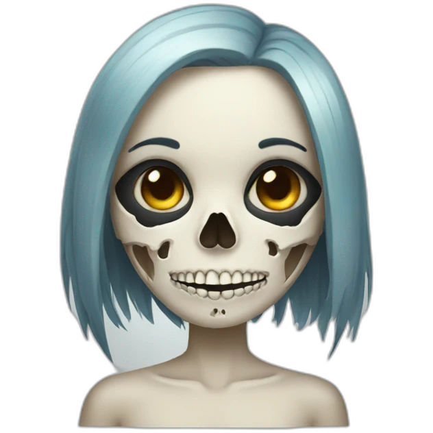 Skull girl emoji
