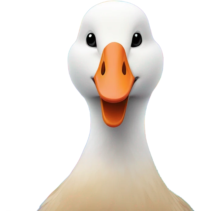 Rainbow goose emoji