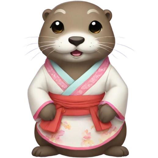 an Hanbok otter emoji