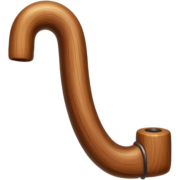 Hooked cane emoji