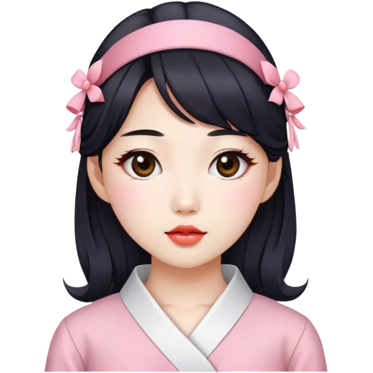 Korean girl coquette emoji