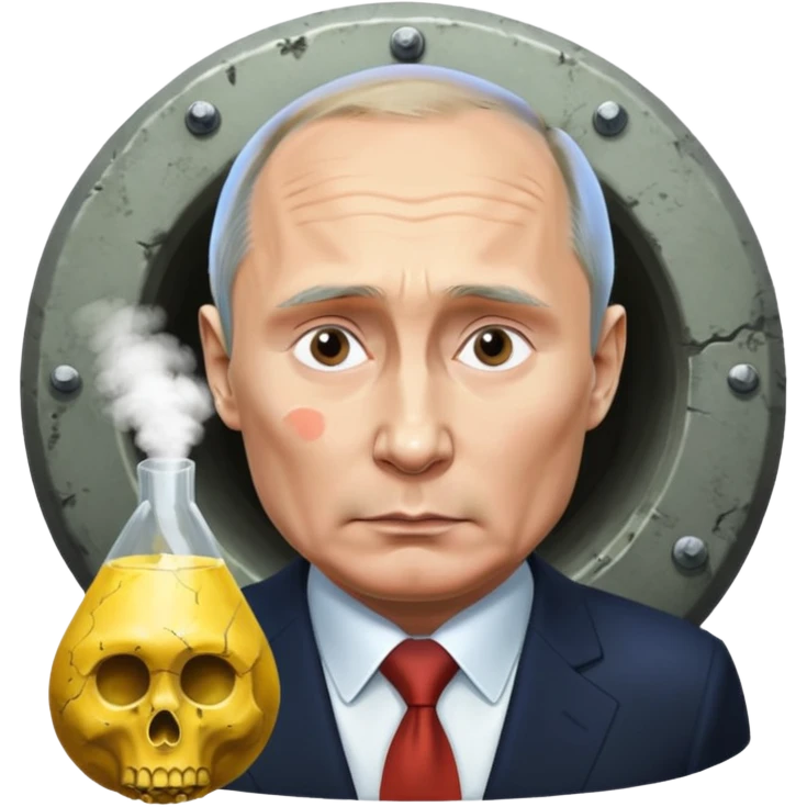 Путин смотрит в эуран emoji