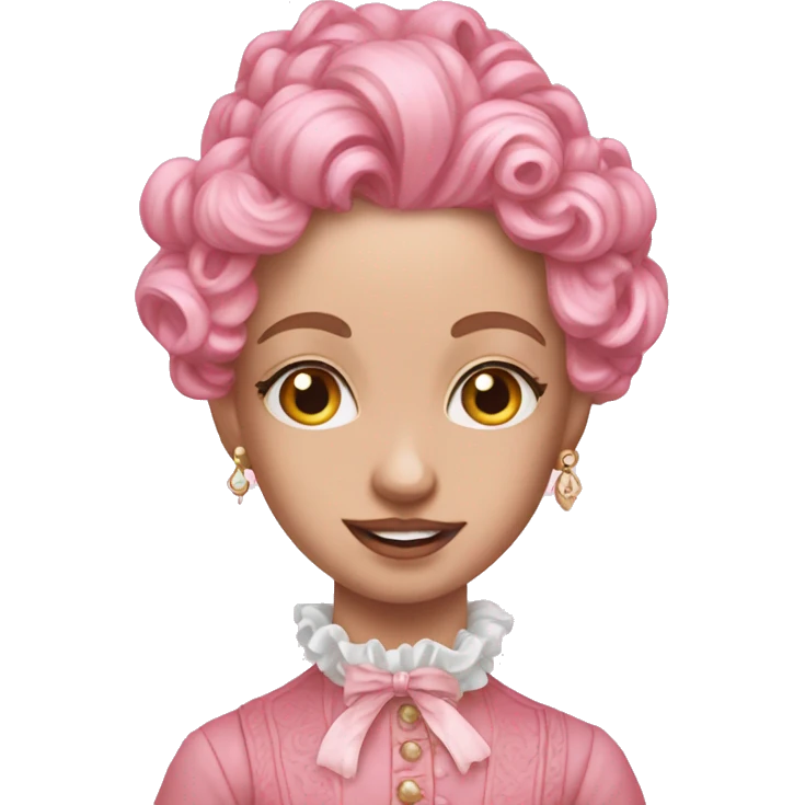 pink rococo emoji