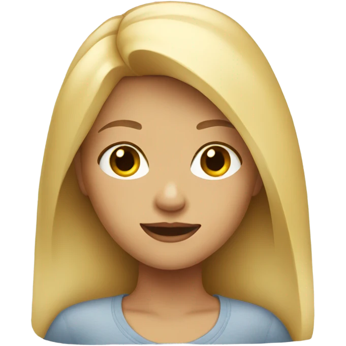 Girl blonde emoji