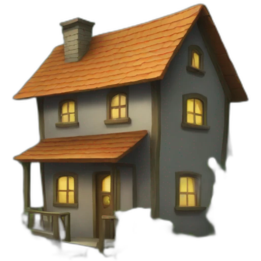 small house in the forest emoji