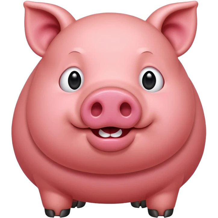 Cochon rouge  emoji